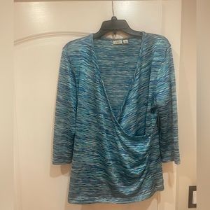 Faux wrap top